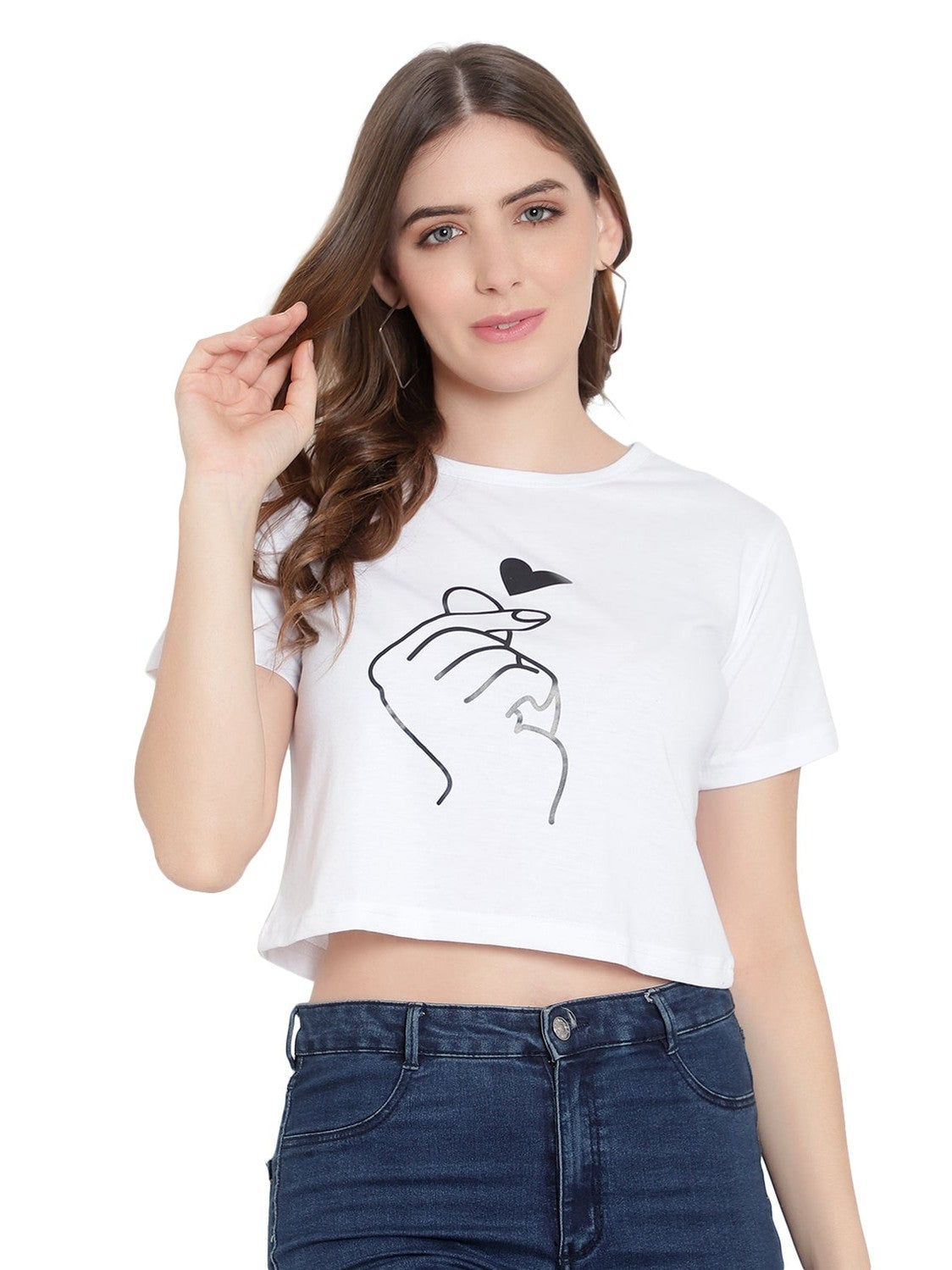 Women’s Maroon Half-Sleeve Cotton T-Shirt – Soft & Stylish