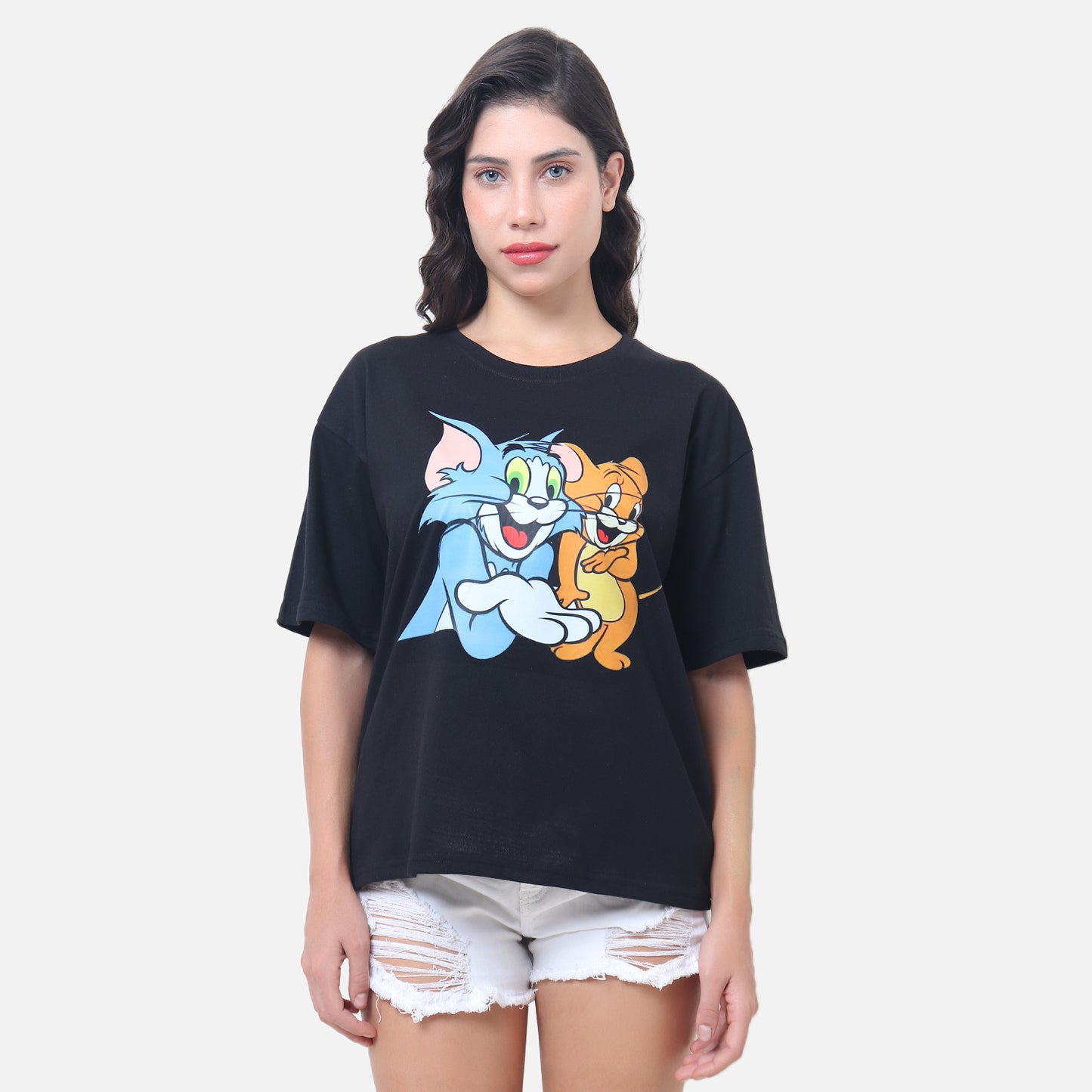 Tom & Jerry Oversized T-Shirt - Childhood Magic Meets Modern Style