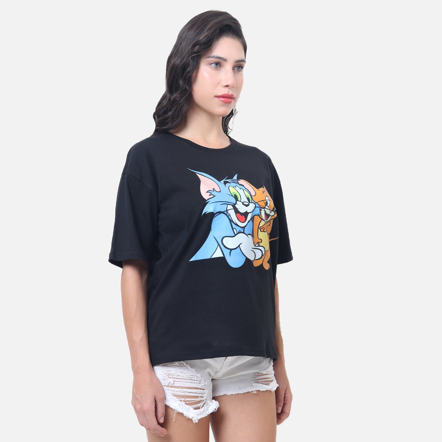 Tom & Jerry Oversized T-Shirt - Childhood Magic Meets Modern Style