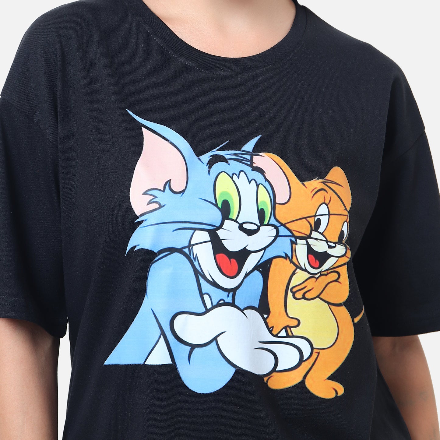Tom & Jerry Oversized T-Shirt - Childhood Magic Meets Modern Style