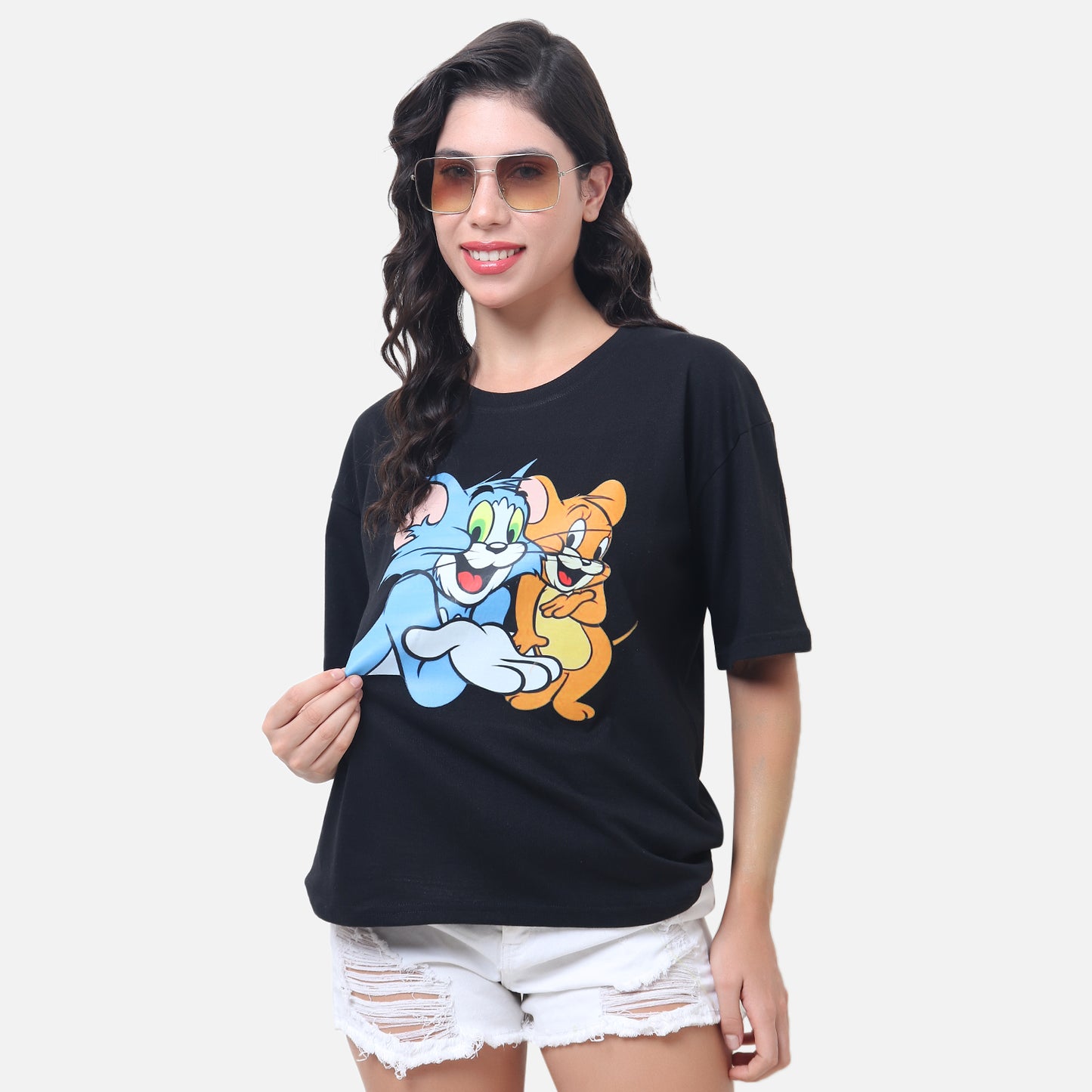 Tom & Jerry Oversized T-Shirt - Childhood Magic Meets Modern Style