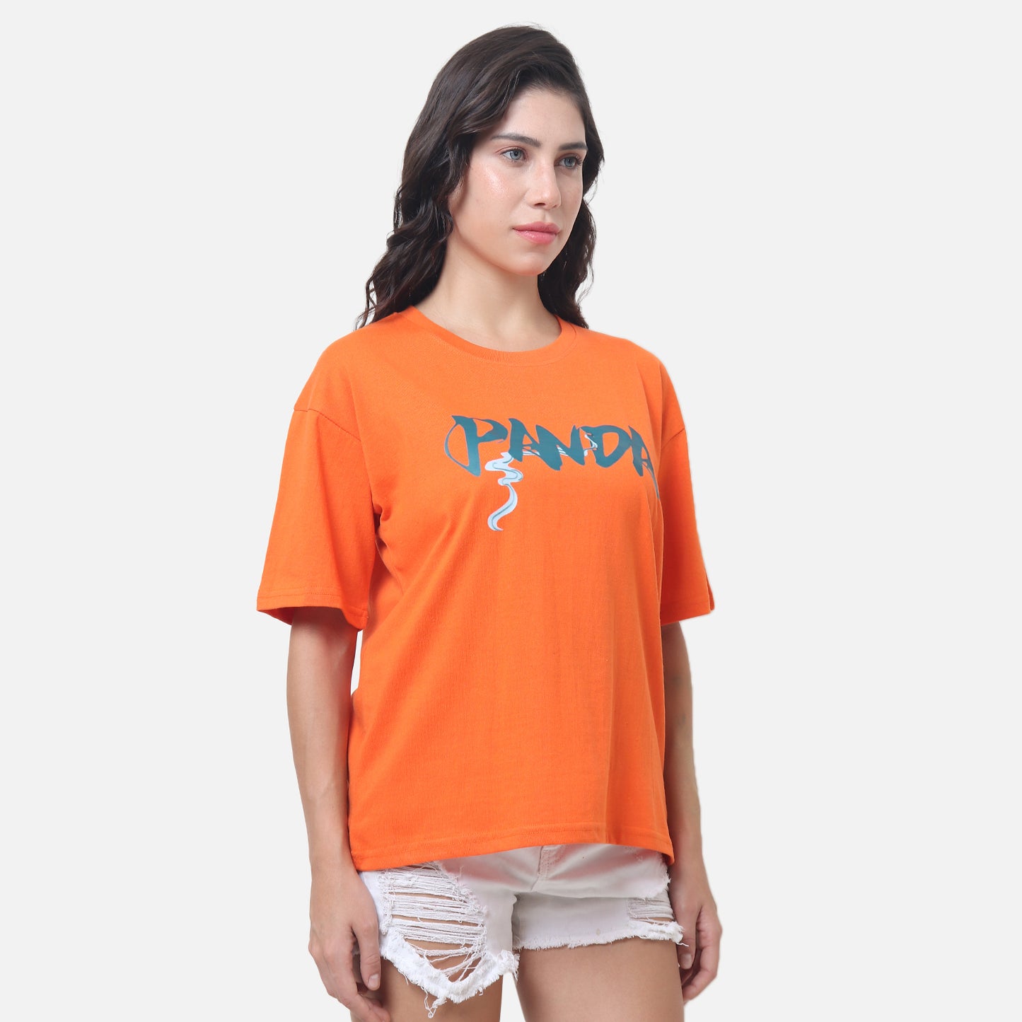 Playful Panda Graphic Oversized Tee Eat & Chill Edition