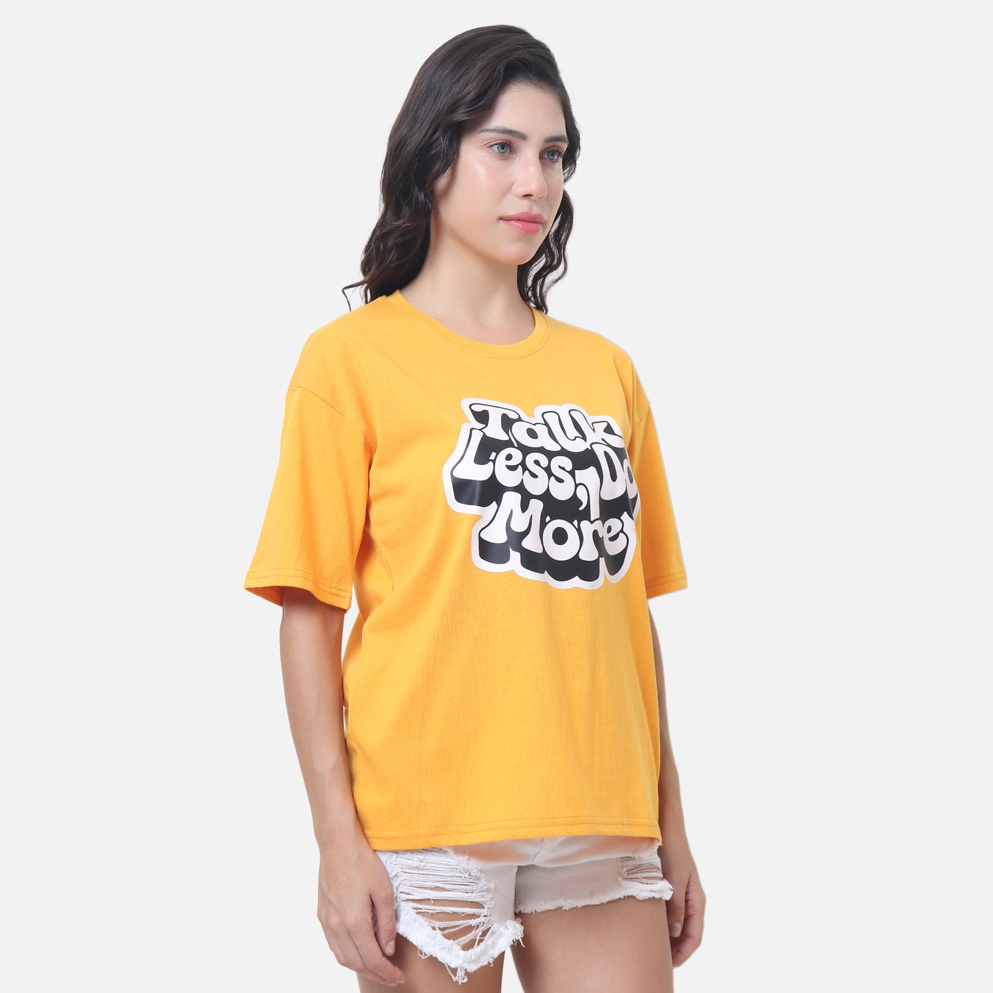 Statement Graphic T-Shirt - Sunshine Yellow