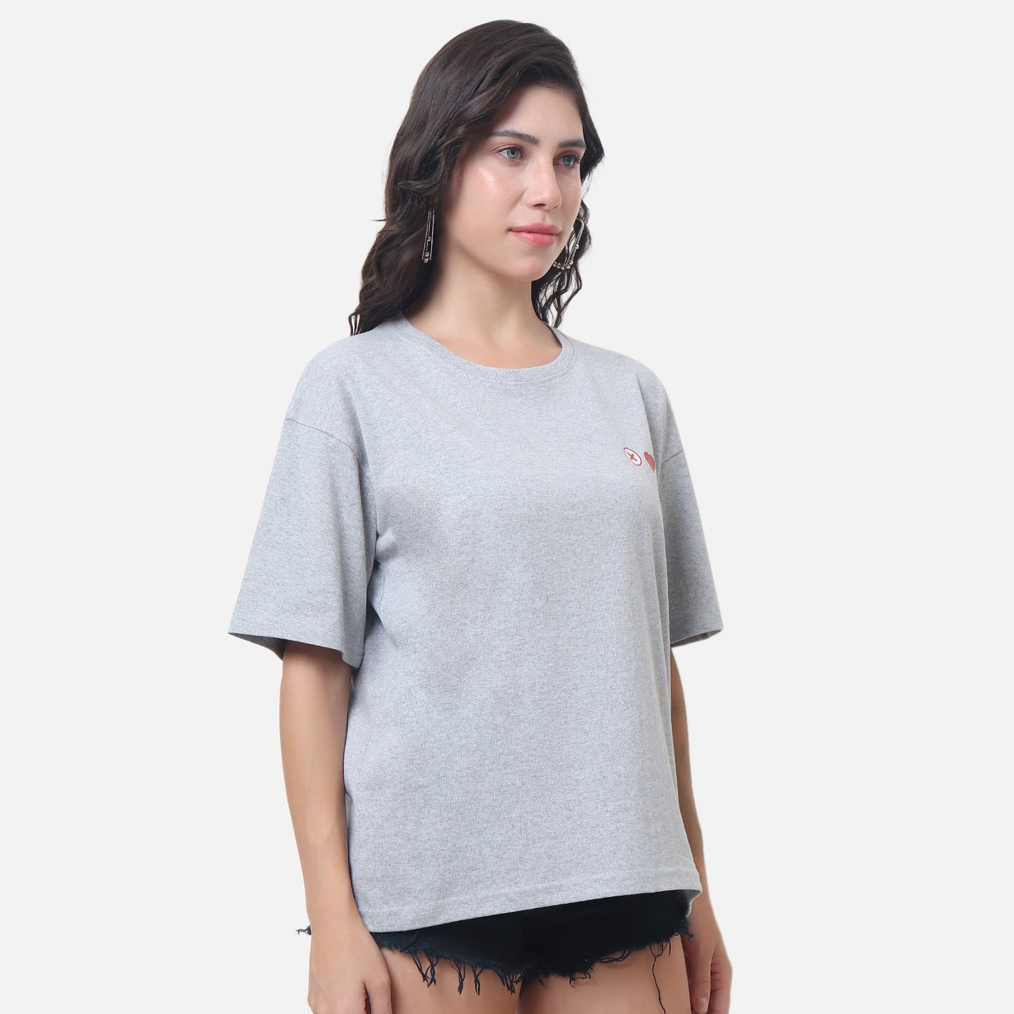 Swipe Right Graphic Tee Grey Pop Art Edition