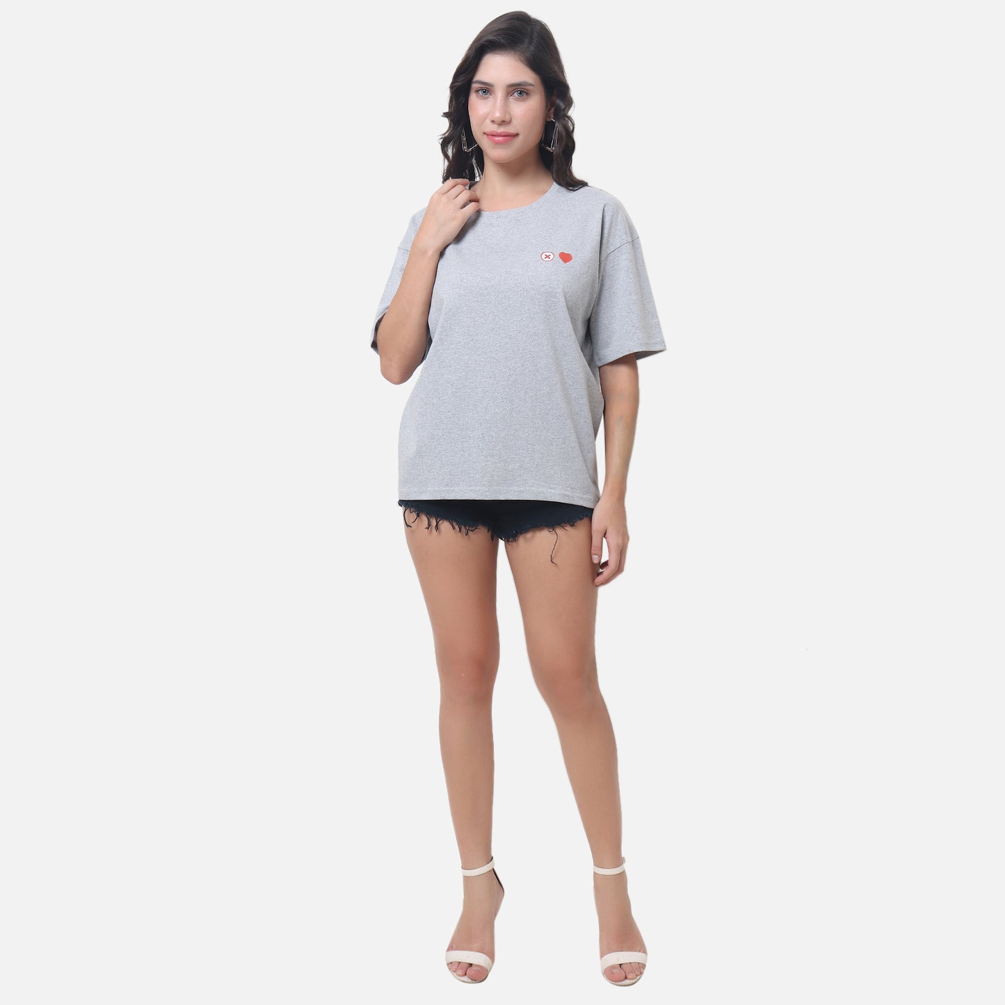 Swipe Right Graphic Tee Grey Pop Art Edition