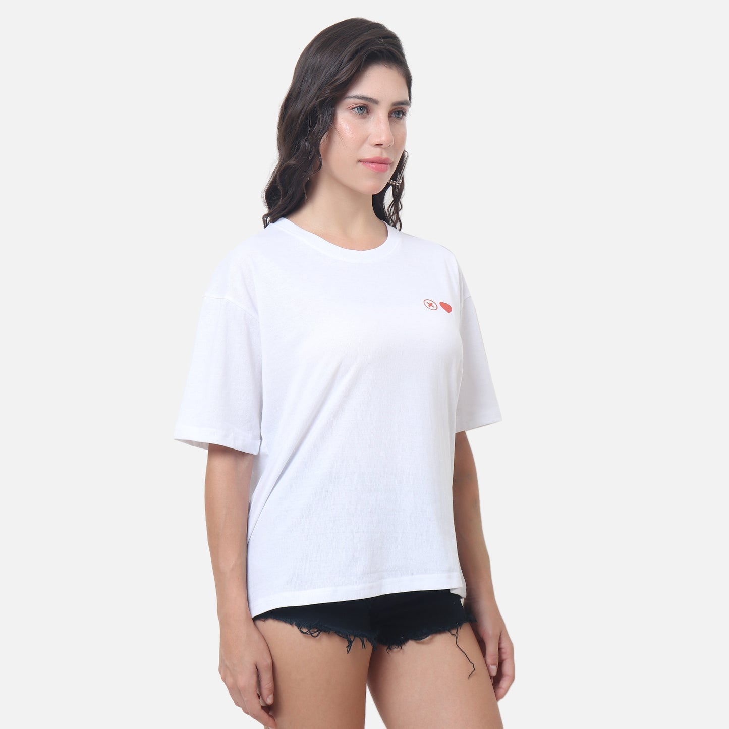 Swipe Right Graphic Tee White Edition