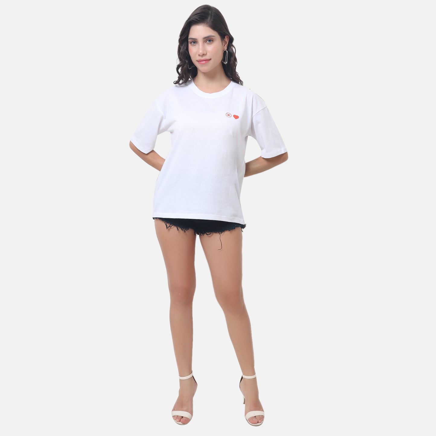 Swipe Right Graphic Tee White Edition