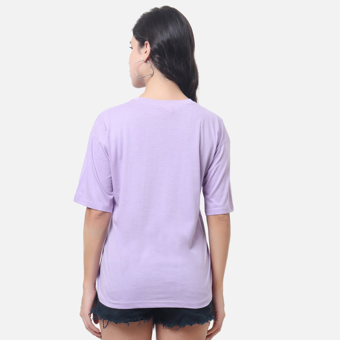 Talk Less Do More Motivational T-Shirt Lavender Purple