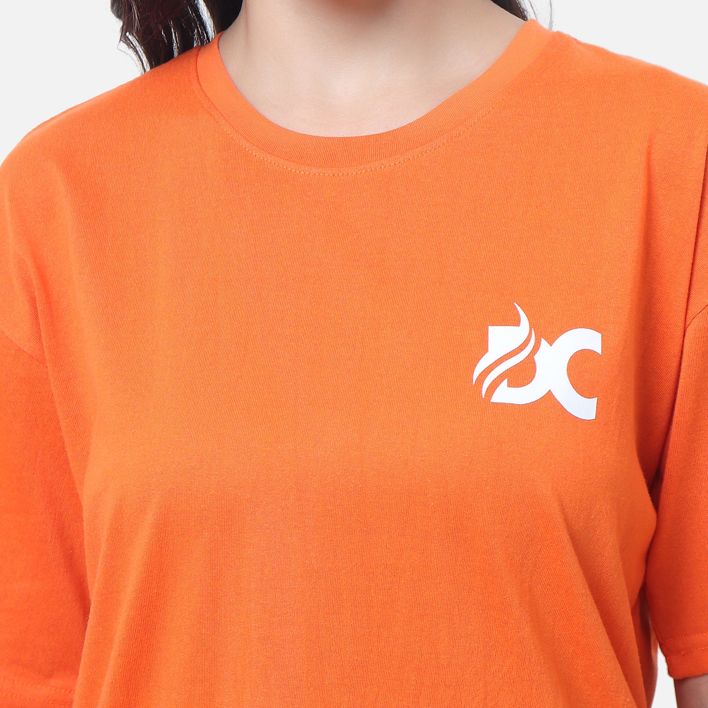 Bold Orange Unisex Streetwear Tee