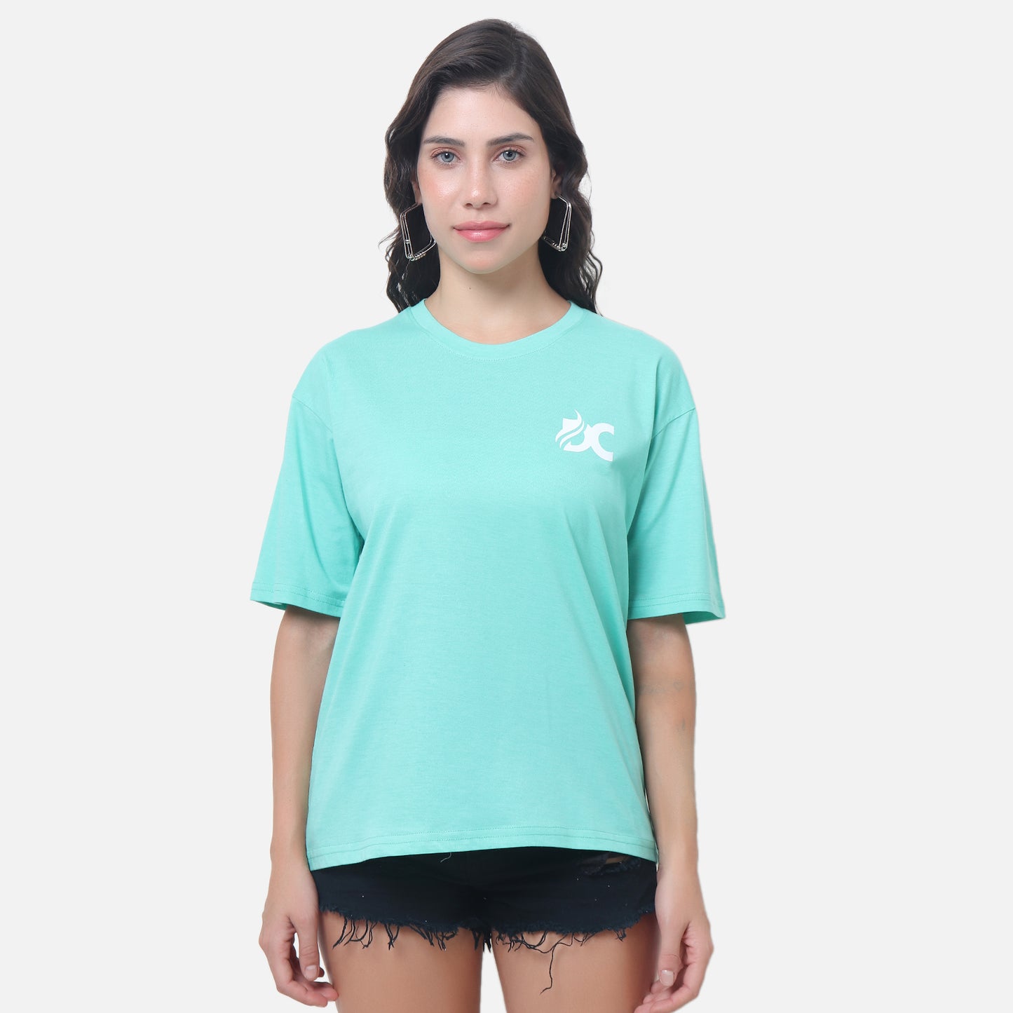 Women's Mint Green "Money Talks" Graphic T-Shirt