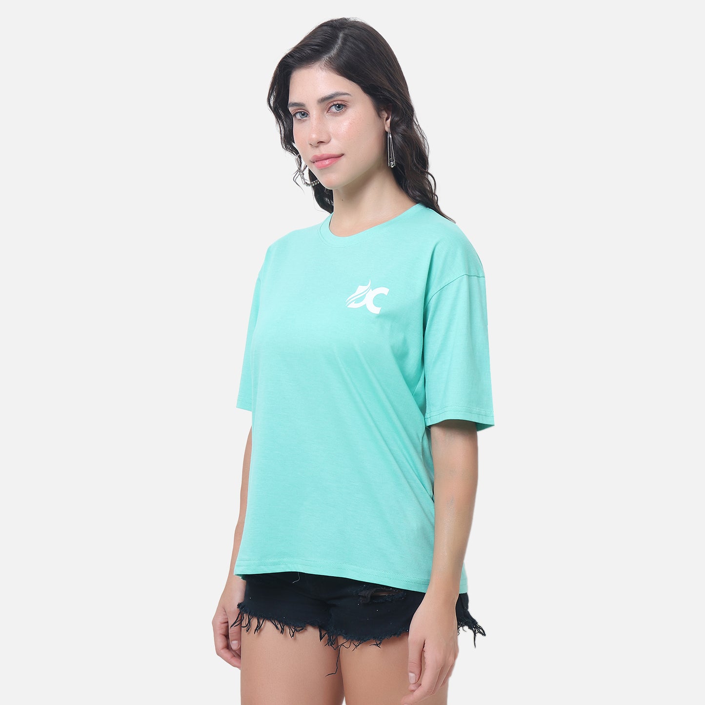 Women's Mint Green "Money Talks" Graphic T-Shirt
