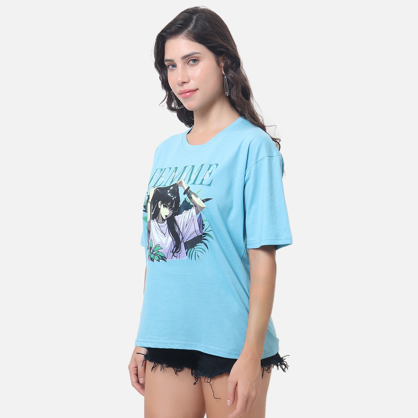 FEMME Anime Oversized T-Shirt - Your Style Statement