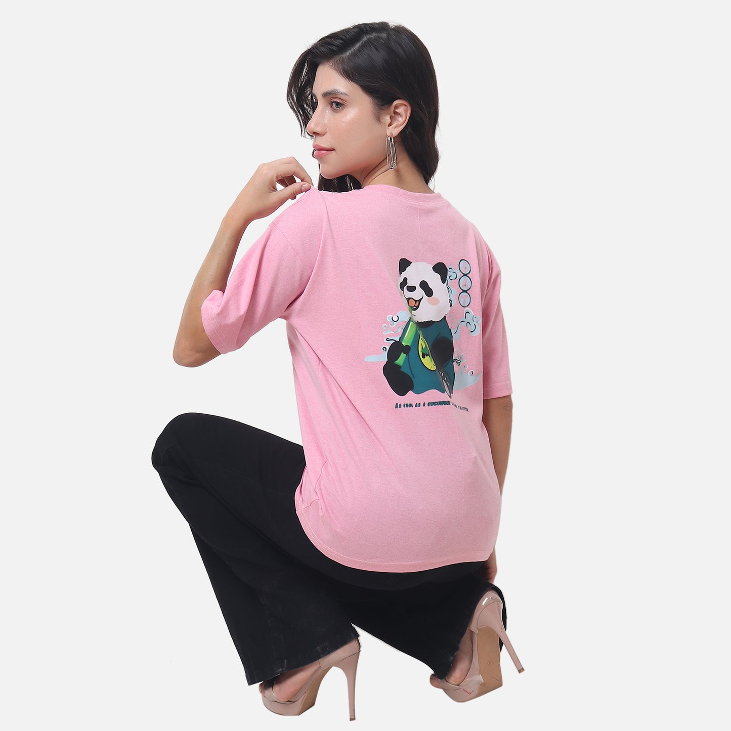PANDA Oversized T-Shirt Embrace Your Cute & Fierce Side