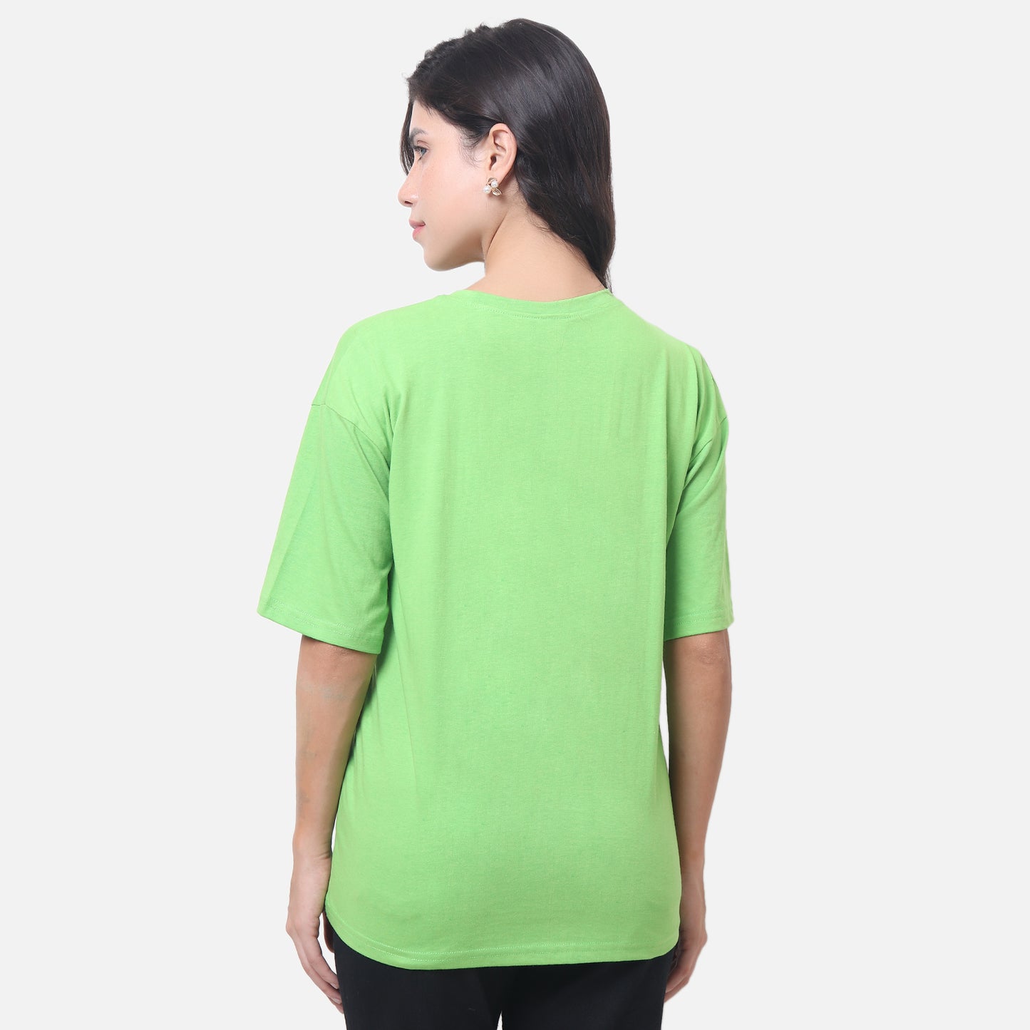 Classic Cartoon Character T-Shirt Lime Green