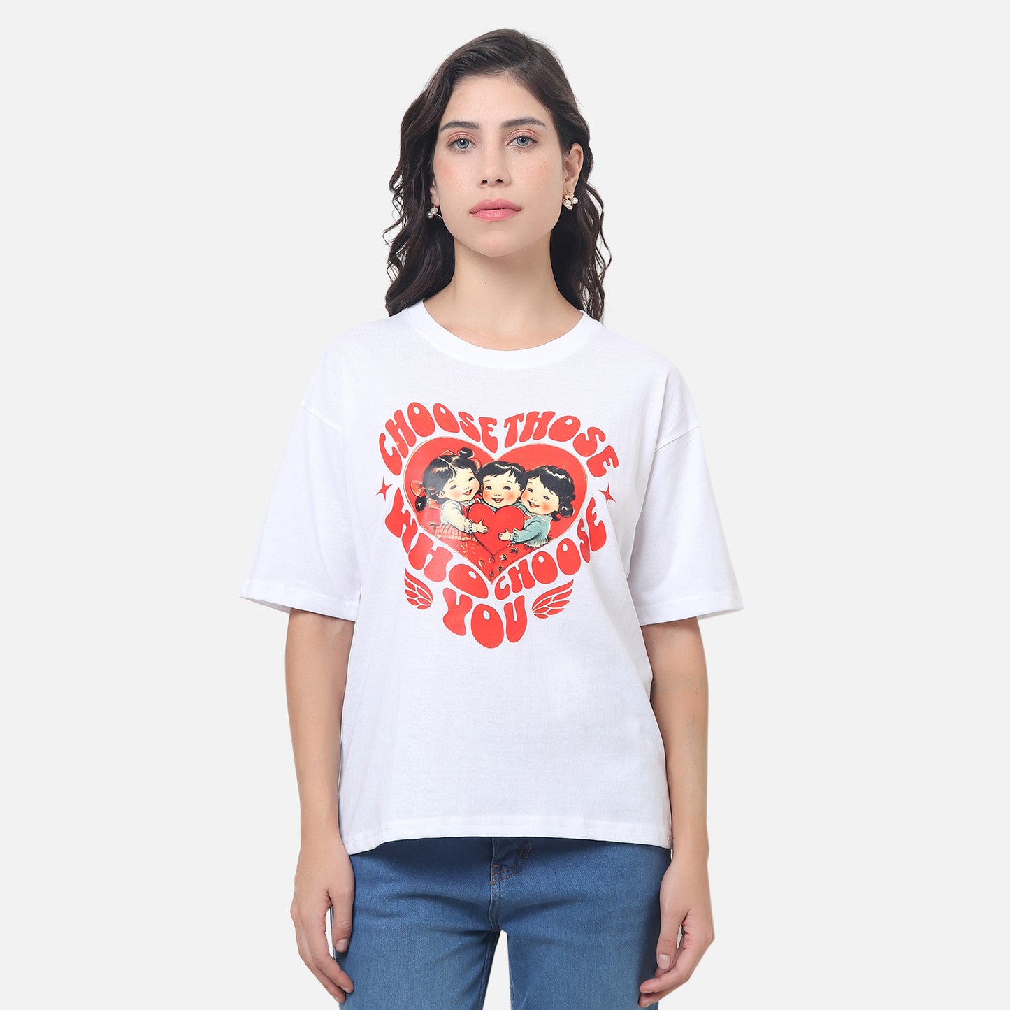 Retro Love Crew Tee Choose Those Who Choose You