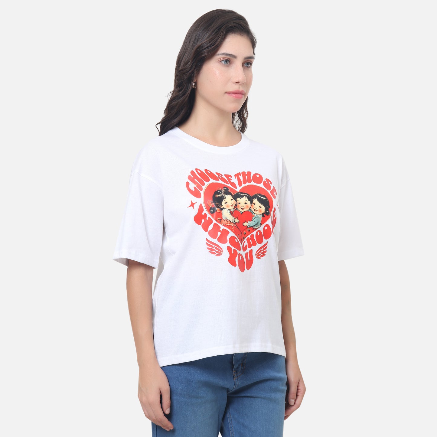 Retro Love Crew Tee Choose Those Who Choose You