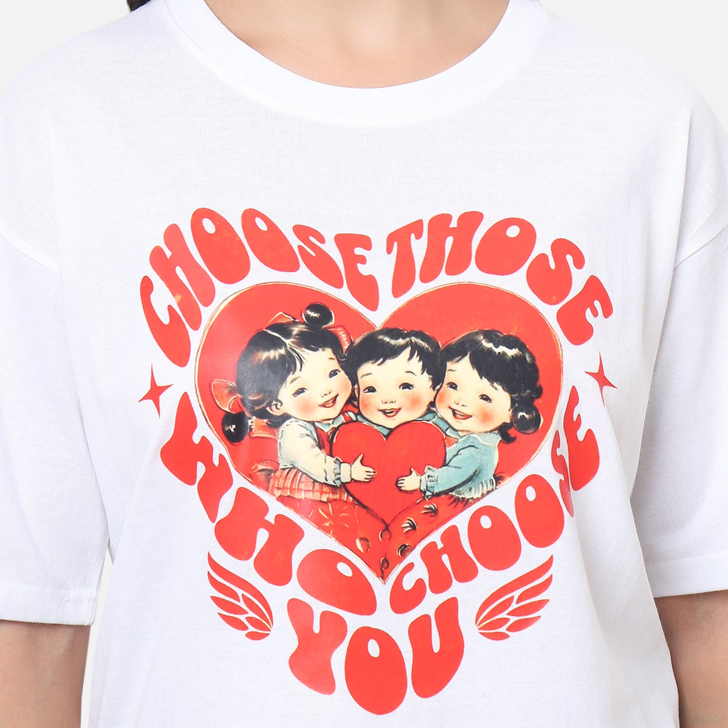 Retro Love Crew Tee Choose Those Who Choose You