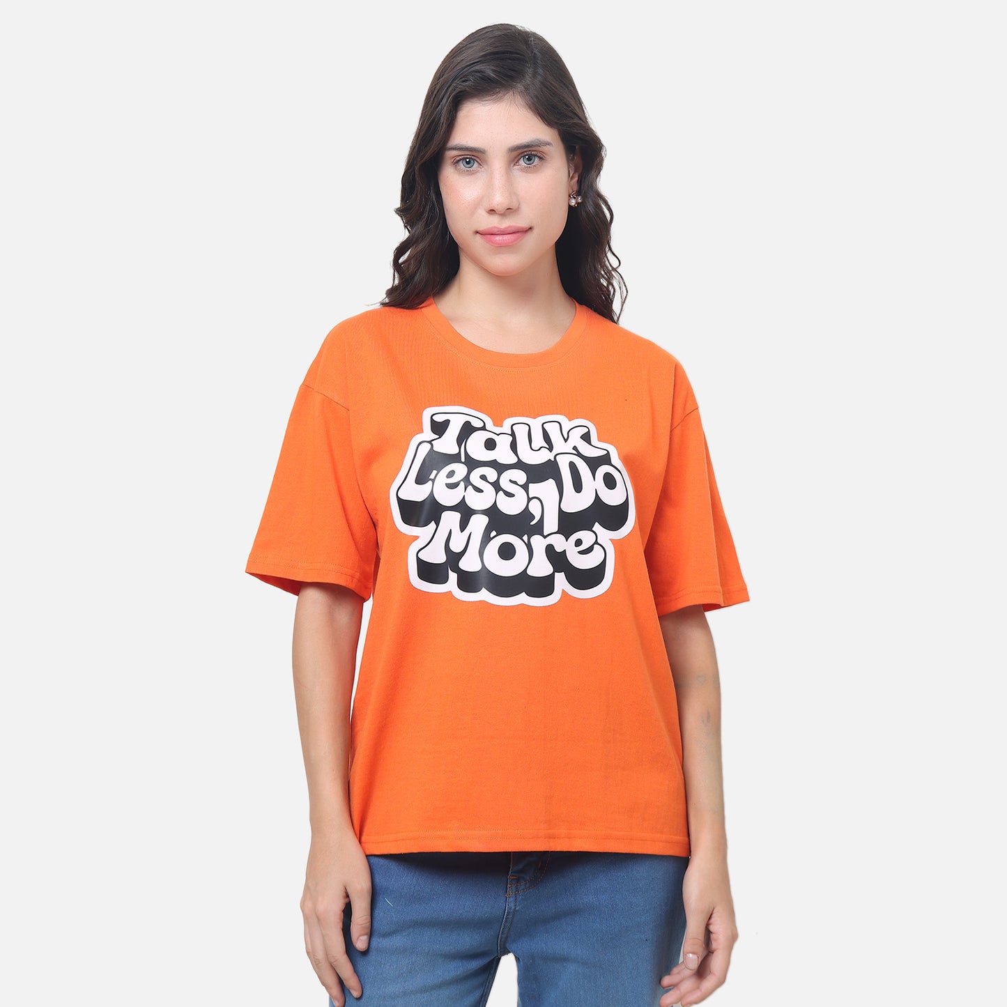 Talk Less, Do More Oversized T-Shirt – Actions Speak Louder