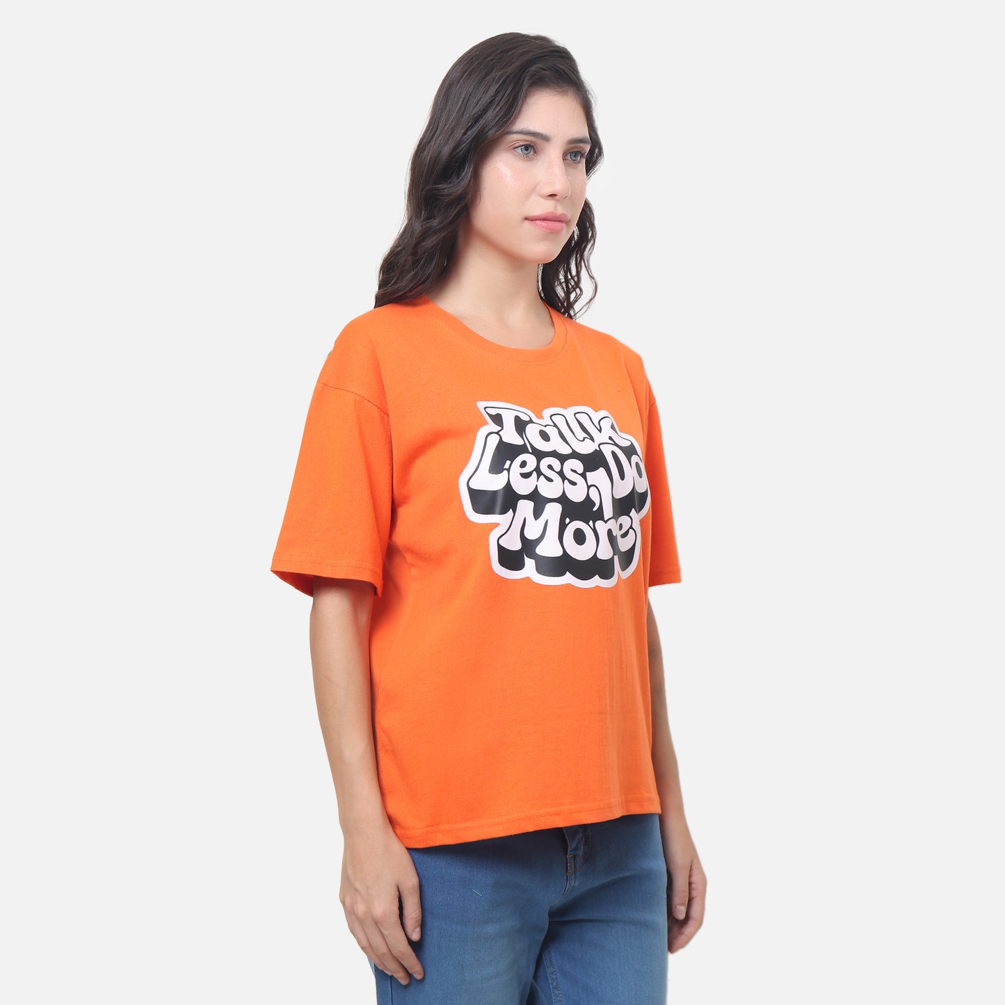 Talk Less, Do More Oversized T-Shirt – Actions Speak Louder