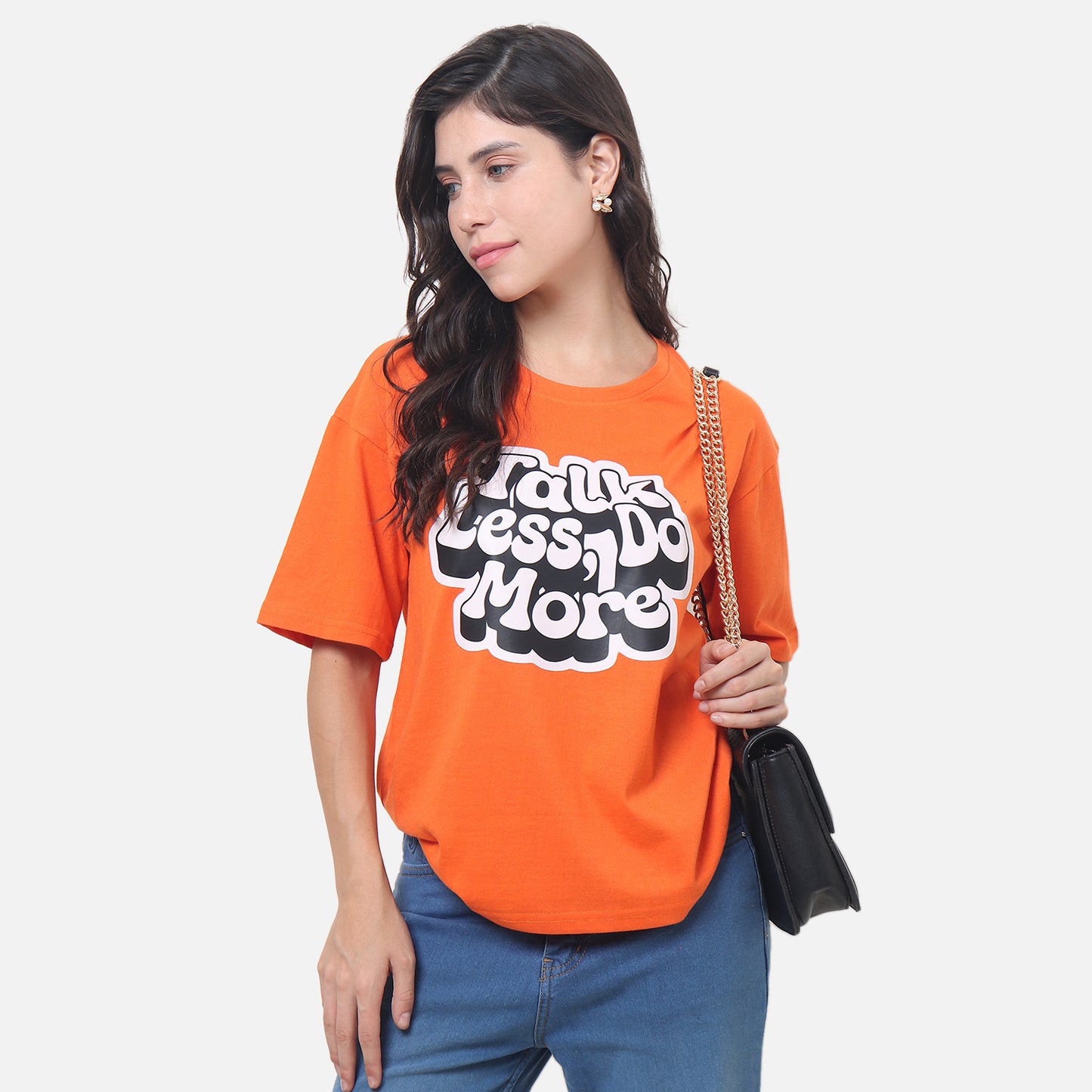 Talk Less, Do More Oversized T-Shirt – Actions Speak Louder