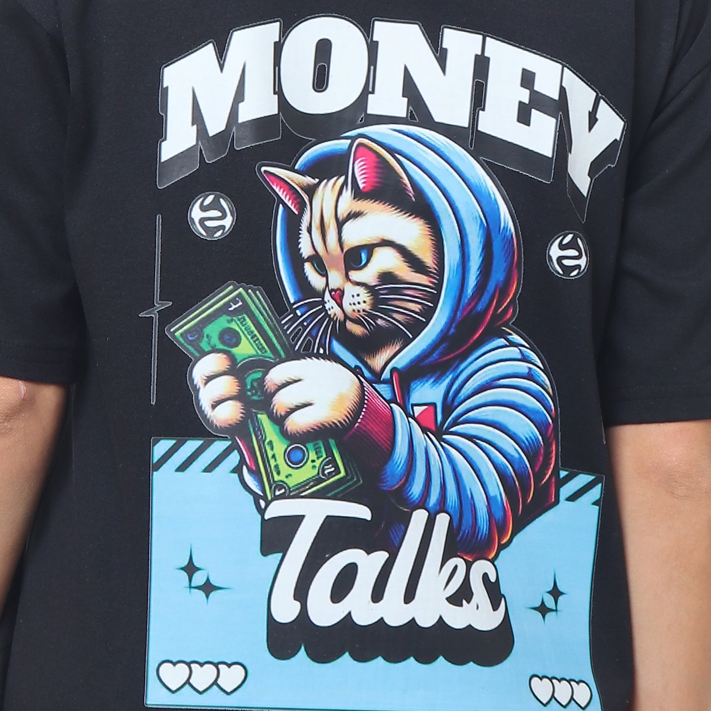 Money Talks Oversized T-Shirt – Hustle in Style