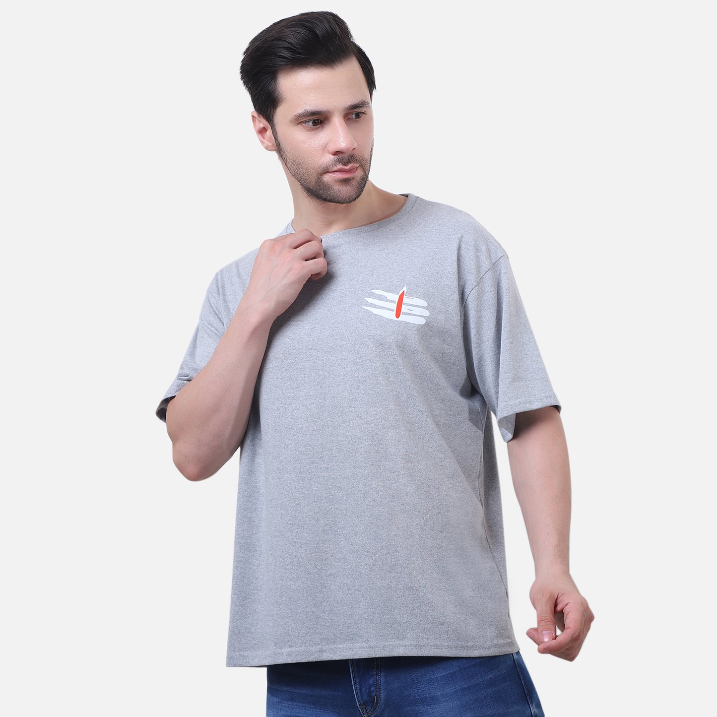 Lord Shiva & Nandi Printed T-Shirt – Mythical Strength in Modern Street Style