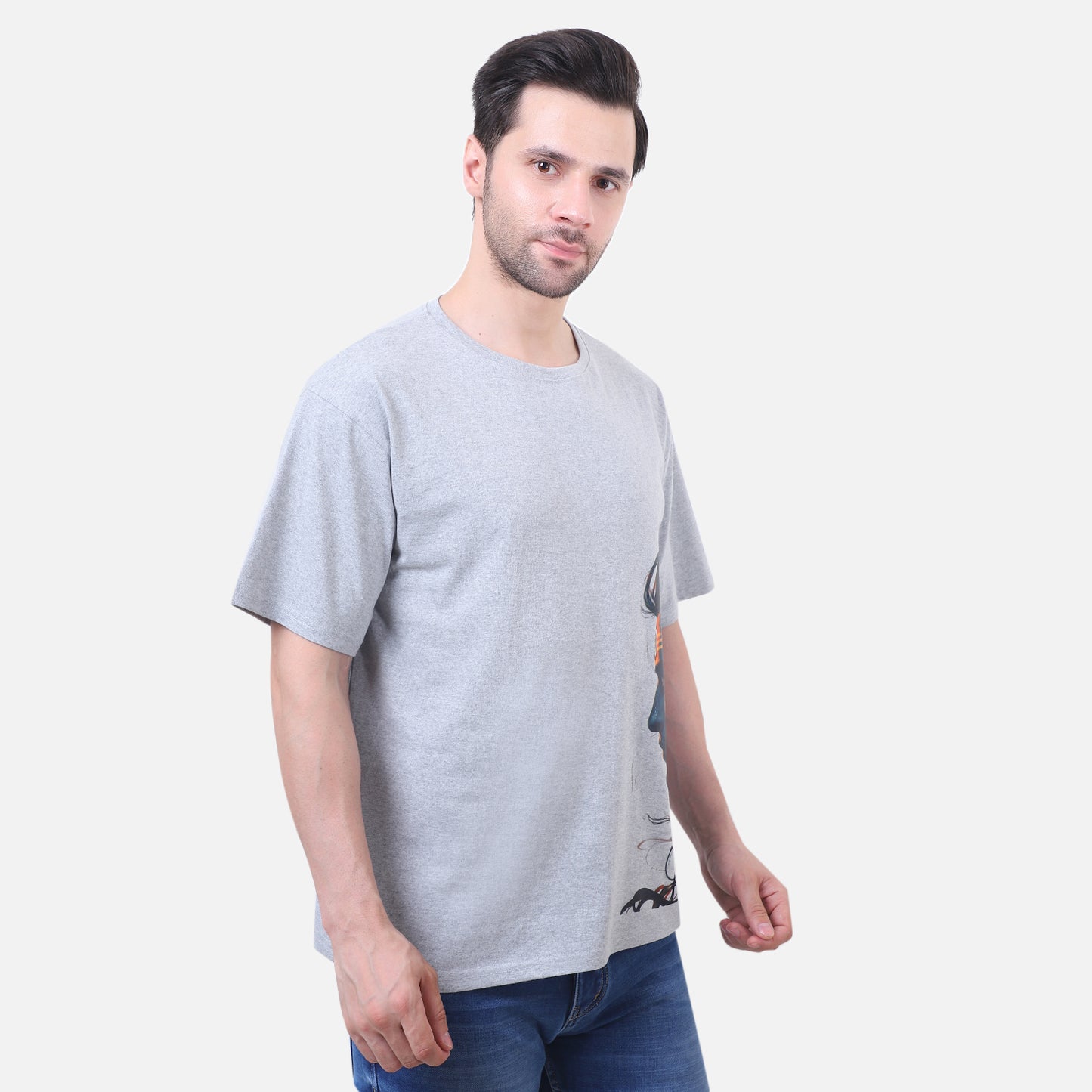 Lord Shiva Profile Printed T-Shirt – Spiritual Power Meets Artistic Style