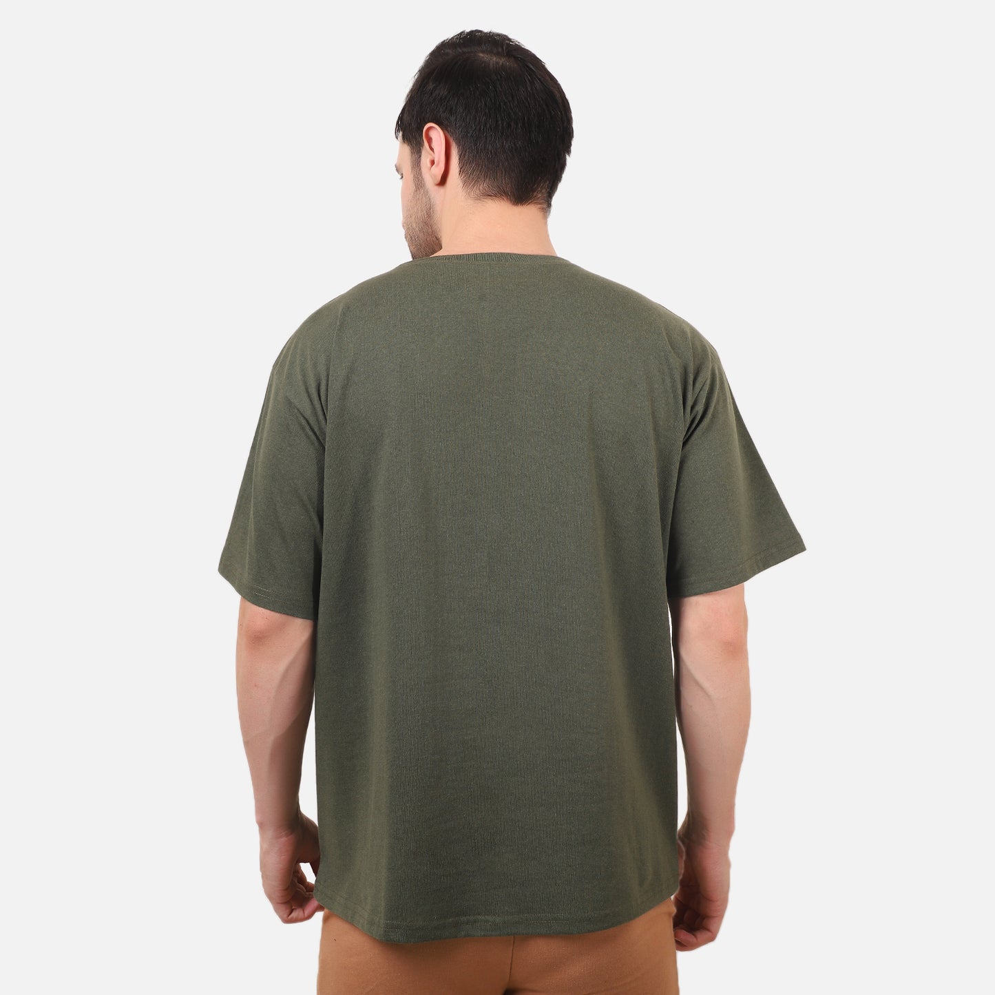 Wild Soul Tiger Eyes Graphic T-Shirt – Olive Green | Unisex Cotton Tee for Fearless Style