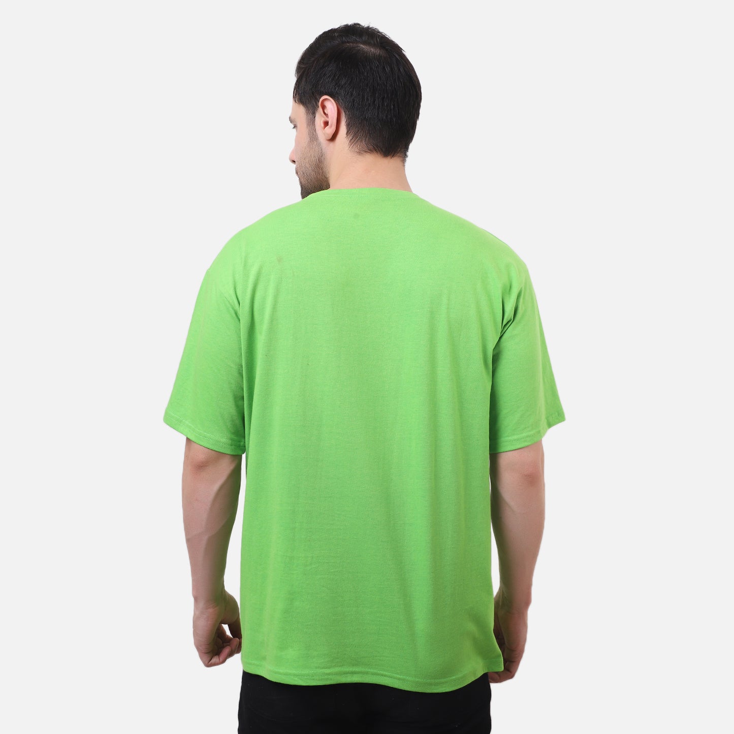 Squid Game Guards Graphic T-Shirt – Neon Green Korean Series Tee for Men