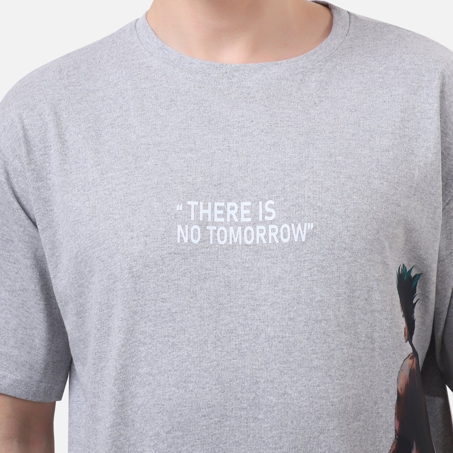 Anime Graphic T-Shirt Power Grit Style.