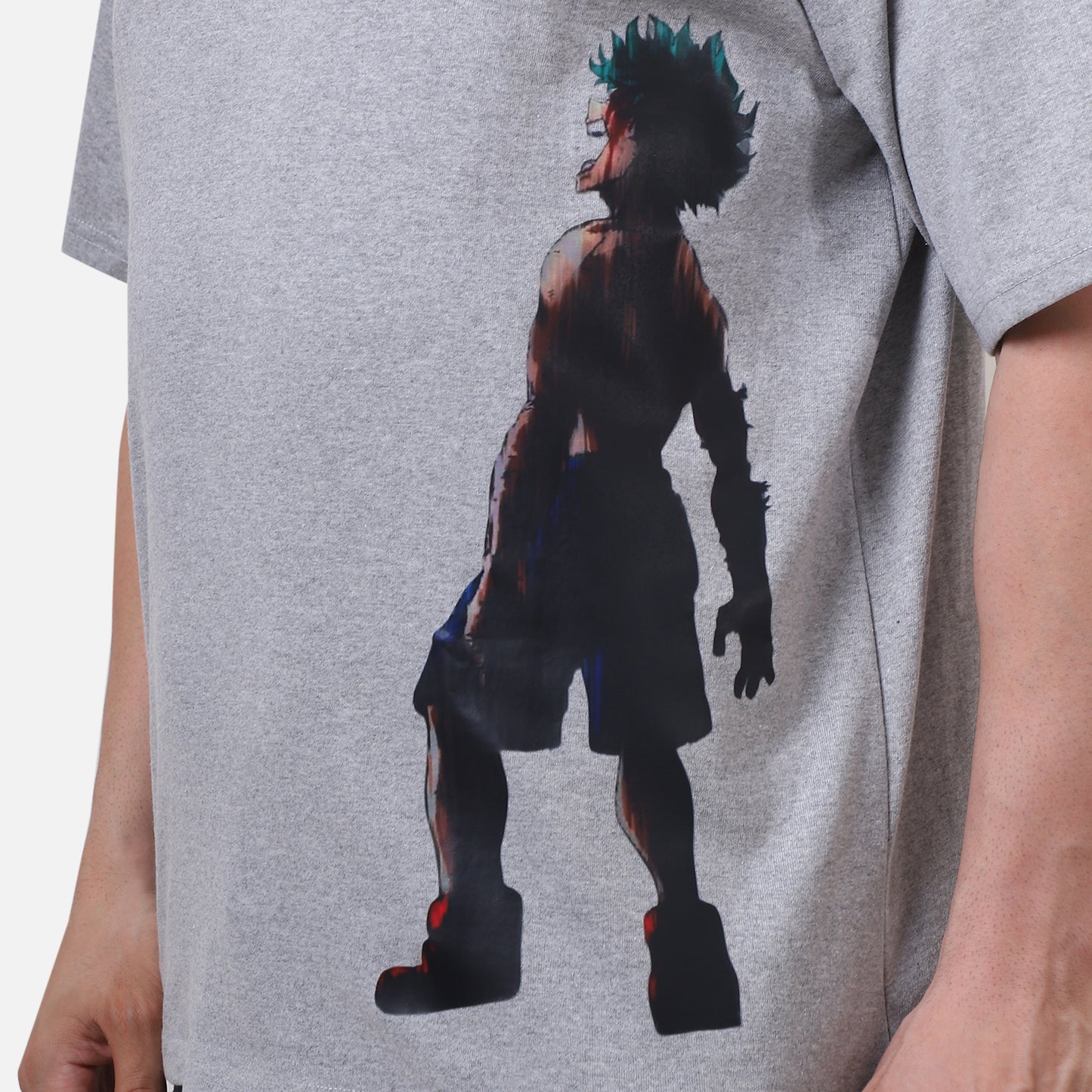 Anime Graphic T-Shirt Power Grit Style.