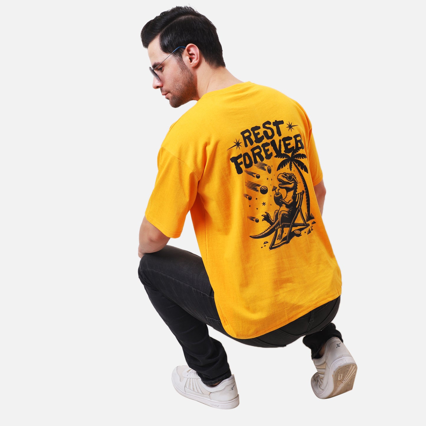 Jurassic Vacation Graphic T-Shirt Classic Vibes Bold Color