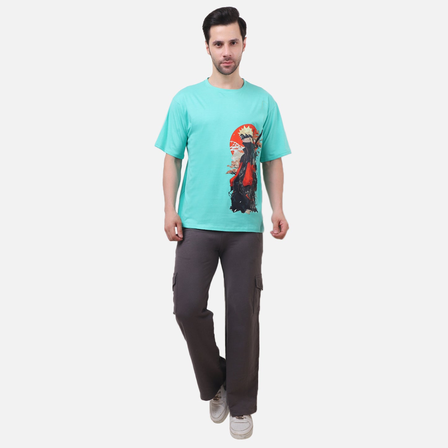 Naruto Anime Oversized T-Shirt – Embrace the Spirit of the Ninja