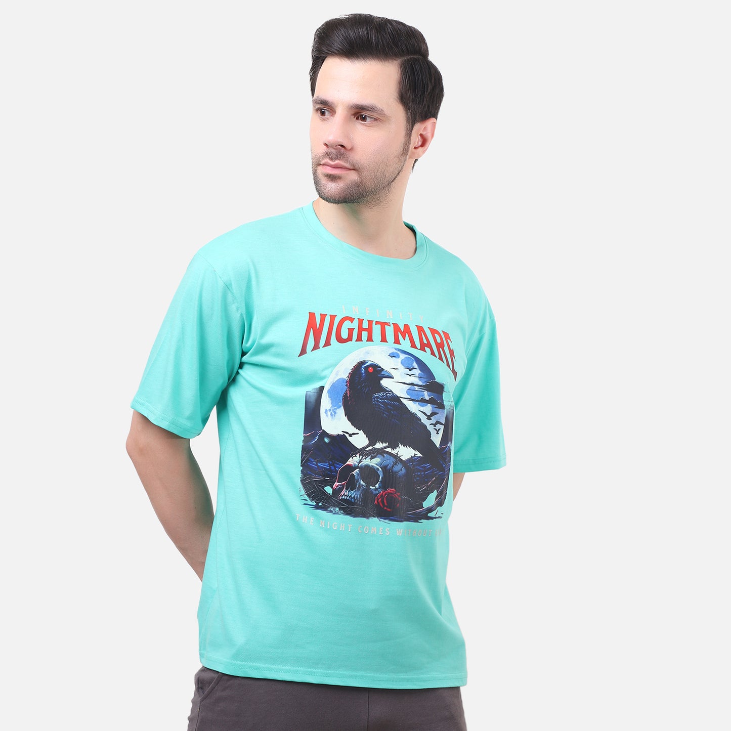 Raven Skull Tee Wear the Chaos, Rule the Silence