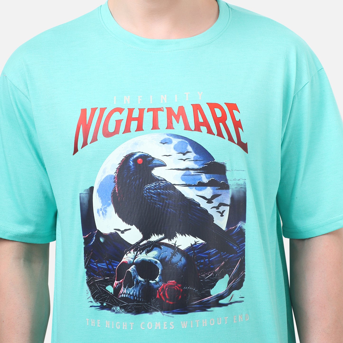 Raven Skull Tee Wear the Chaos, Rule the Silence