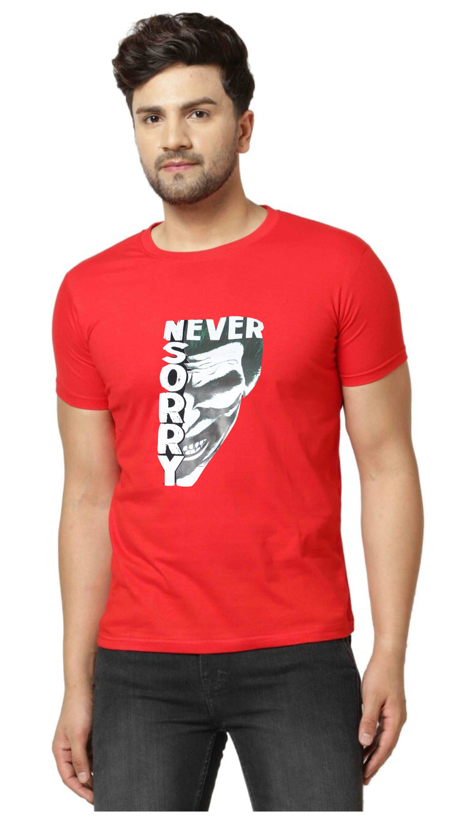 Stylish Cotton Blend Half Sleeves Printed Tshirt for Men and Boys | Round Neck Tshirt