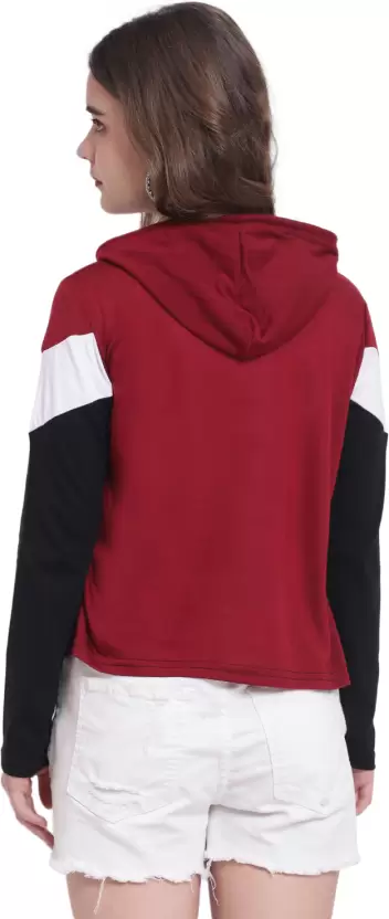 Bold. Breezy. Beautiful. – Women’s Multicolor Cotton Hoodie T-Shirt