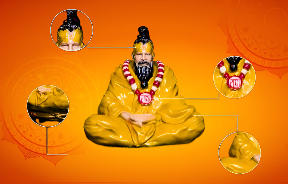 The Complete Shree Premanand Ji Maharaj Spiritual Kit | Counter | Premanand Ji Murti & 5 IN 1 Mantra divice