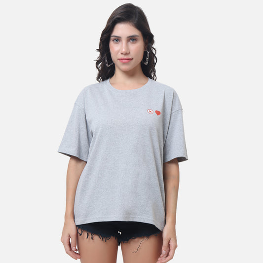 Swipe Right Graphic Tee Grey Pop Art Edition