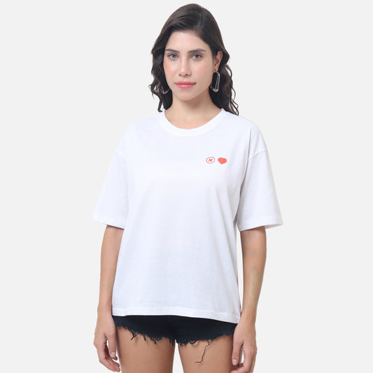 Swipe Right Graphic Tee White Edition