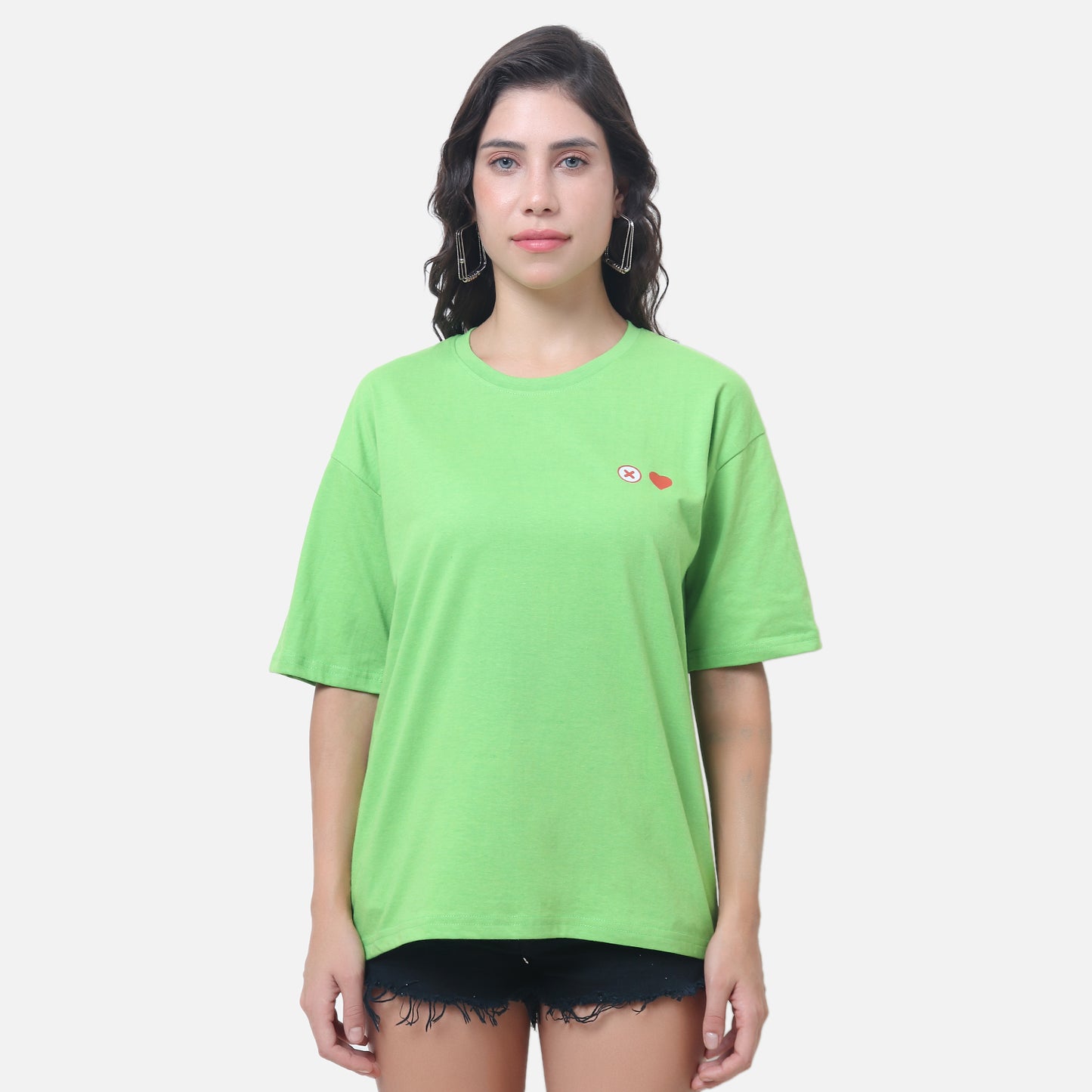 Swipe Right Retro Pop Art T-Shirt Lime Green