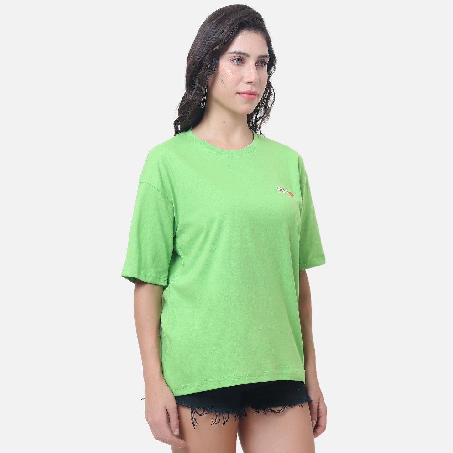 Swipe Right Retro Pop Art T-Shirt Lime Green