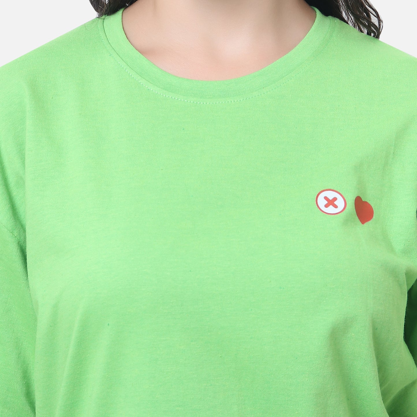 Swipe Right Retro Pop Art T-Shirt Lime Green