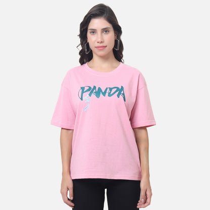 PANDA Oversized T-Shirt Embrace Your Cute & Fierce Side