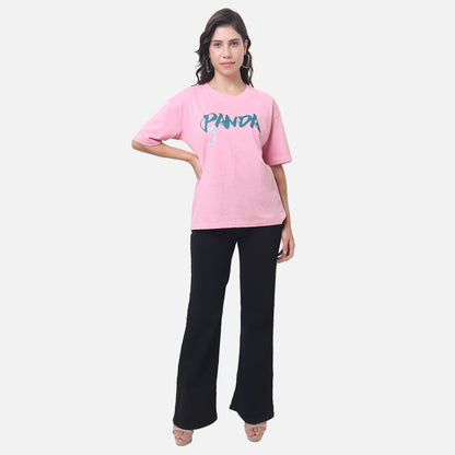 PANDA Oversized T-Shirt Embrace Your Cute & Fierce Side