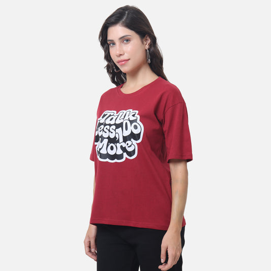 Talk Less, Do More Oversized T-Shirt Your Action Oriented Anthem