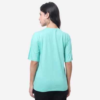 Classic Cartoon Character T-Shirt - Mint Green