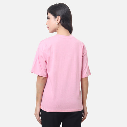 Anime Inspired Statement T-Shirt Soft Pink