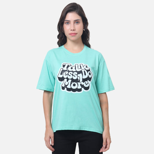 Motivational Statement T-Shirt - Mint Green