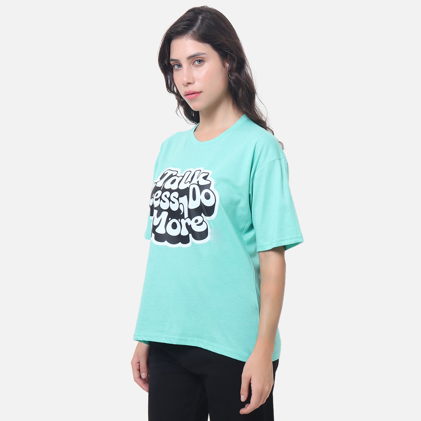 Motivational Statement T-Shirt - Mint Green